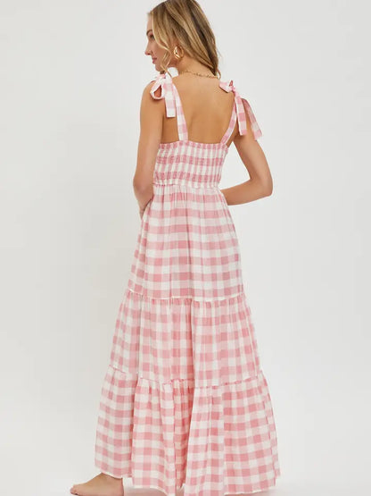 The McKenna Gingham Maxi Dress