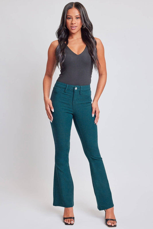 Hyperstretch Flare Pants-blue steel