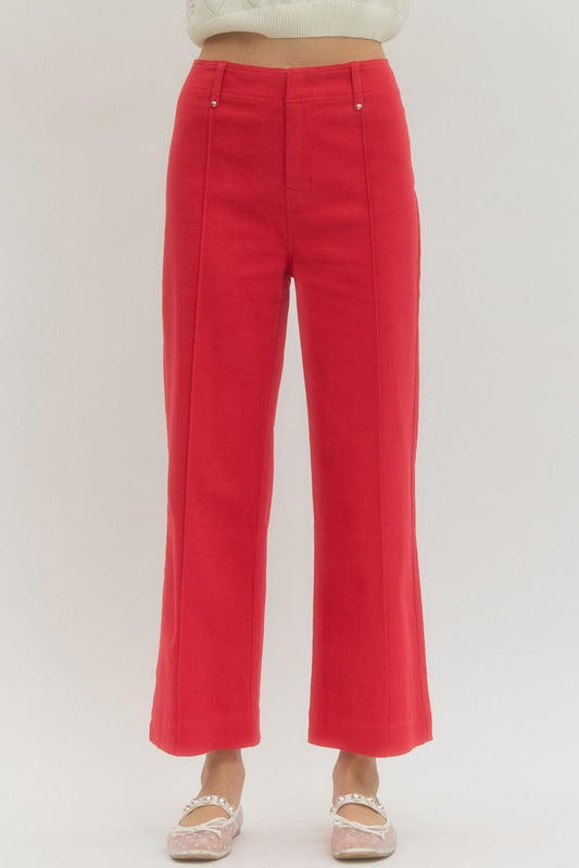 The Kathina Red Pants