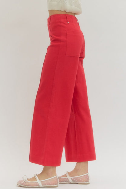 The Kathina Red Pants