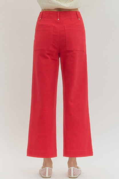 The Kathina Red Pants