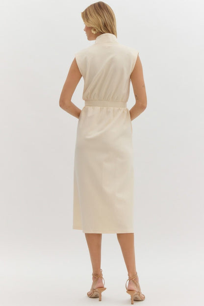 The Diane Dress in Cream