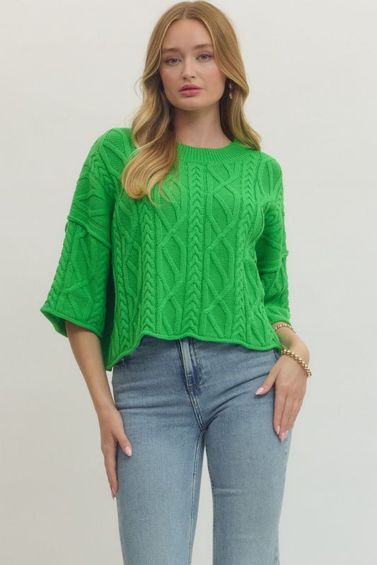 The Poppy Green Sweater