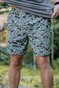 Burlebo Retro Duck Camo Everyday Shorts