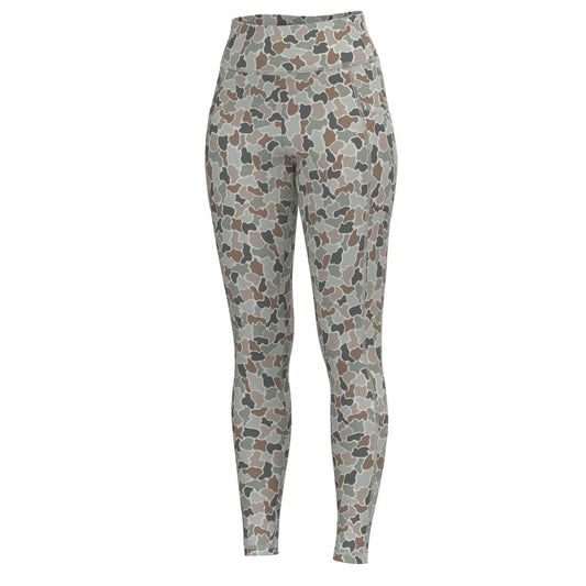 Local Girl Forest Camo Flora Leggings with Side Pockets