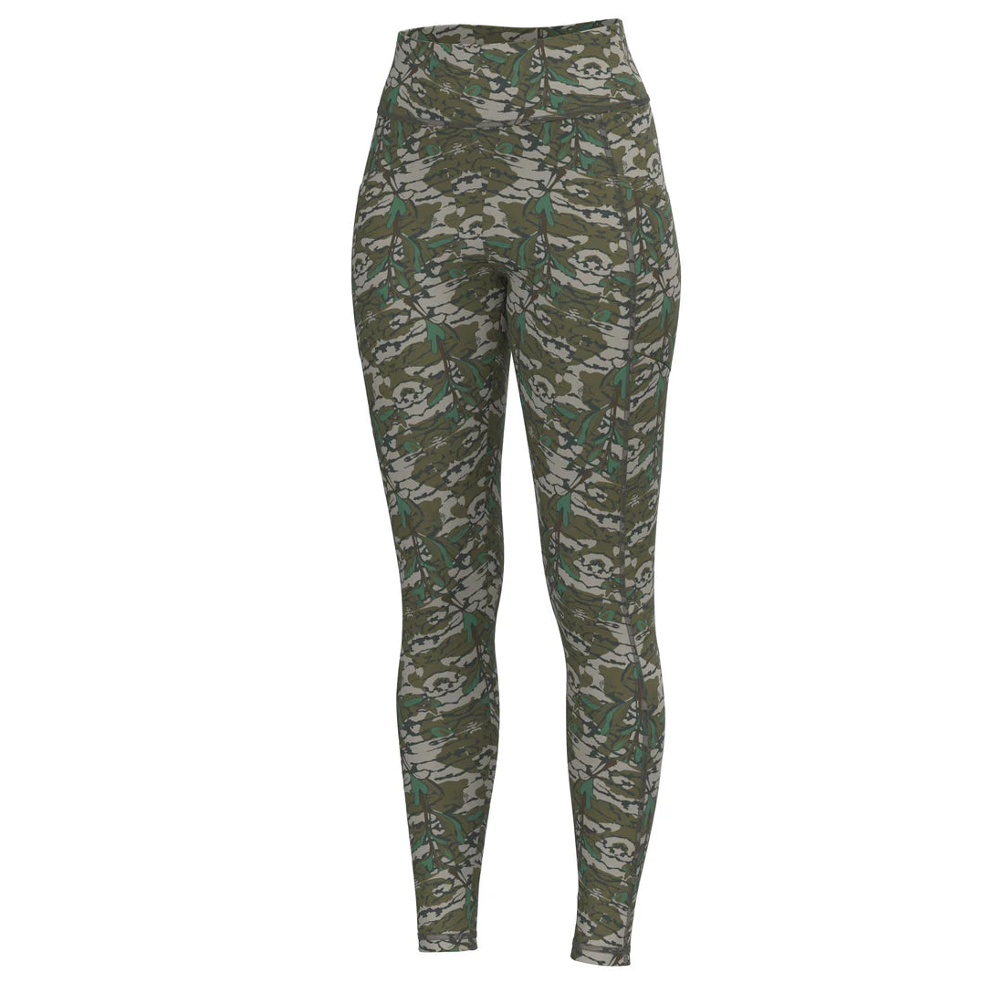 Local Girl Green Leaf Camo Leggings