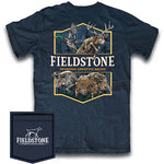 Fieldstone American Wildlife Tee, Navy