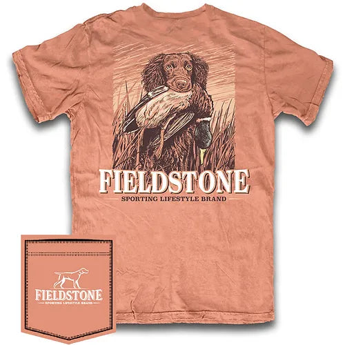 Fieldstone Fetch Em Up Tee, terracotta