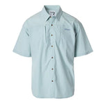 Roost Short Sleeve Light Blue Button Down