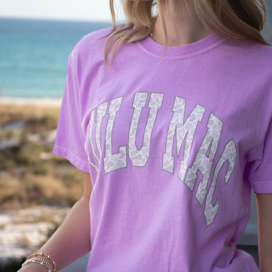 LULU MAC Camo Violet Tee
