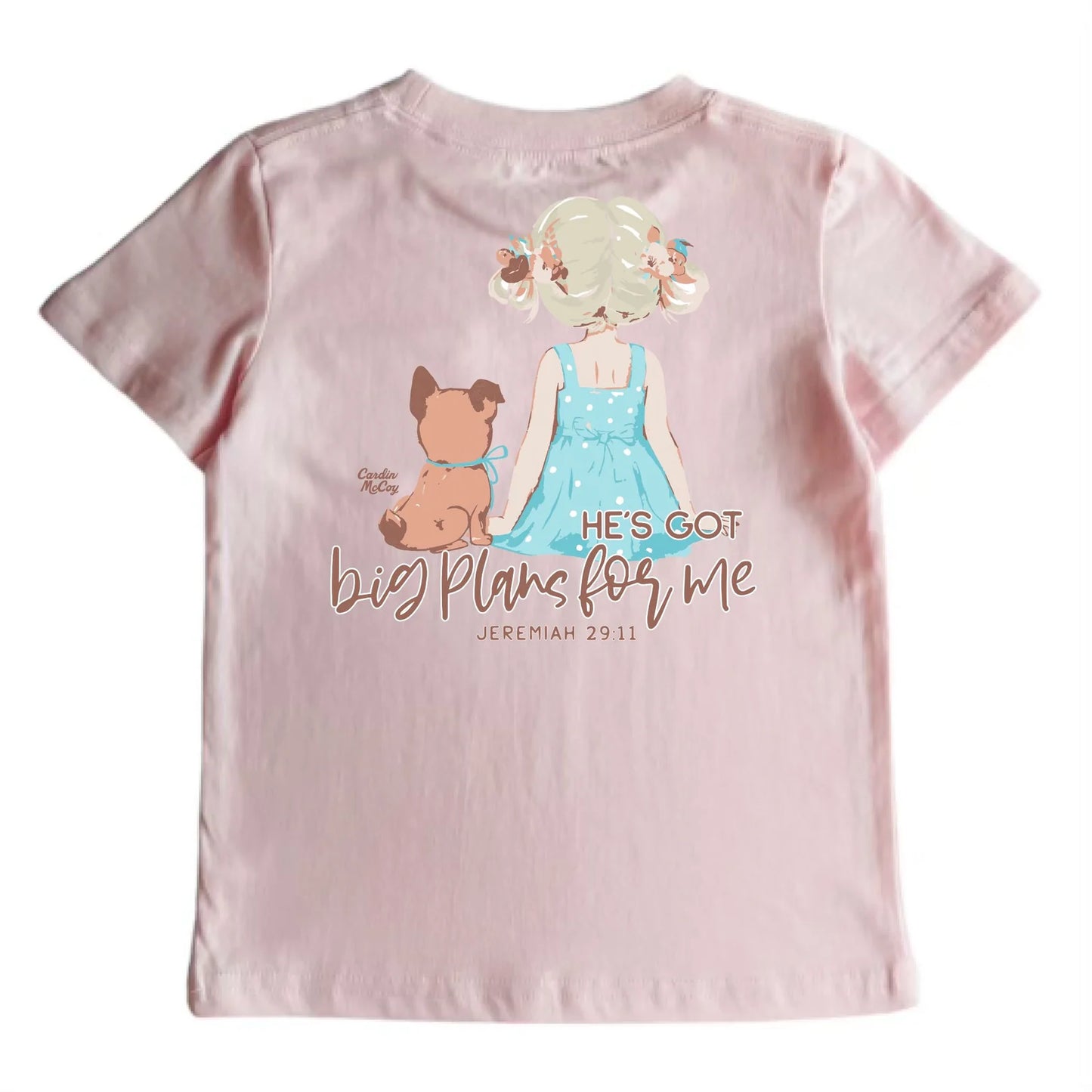 Girls' He's Got Big Plans Short-Sleeve Tee