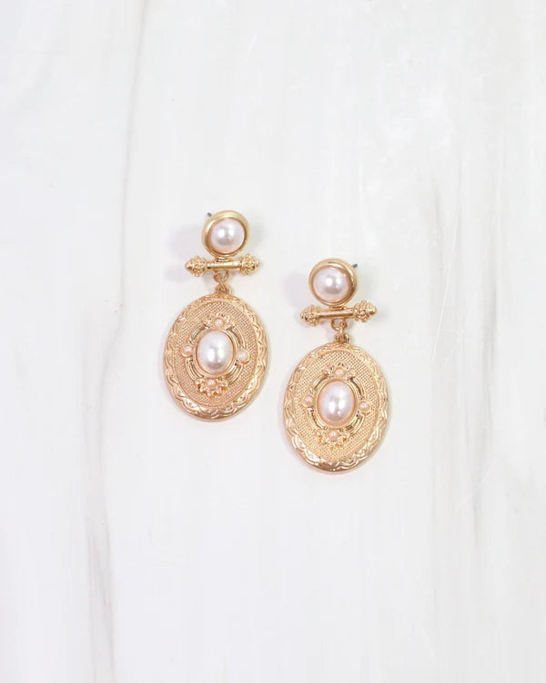 Nataliuh Hoop Earring Matte Gold