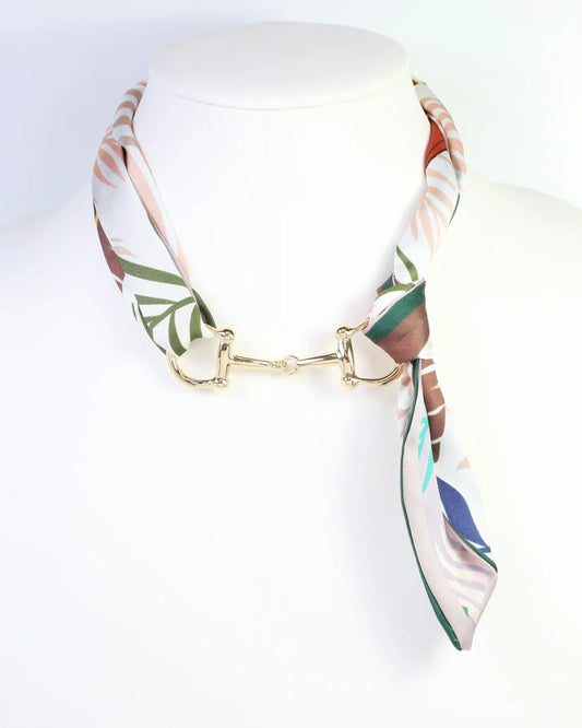 Lana Horsebit Scarf Necklace Multi