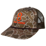 Over Under Double Barrel Duck Camo Hat