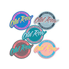 Old Row Retro Circle Logo Sticker 5-Pack