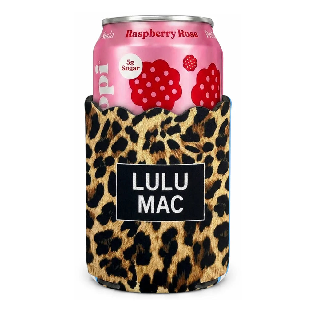 LULU MAC Leopard Koozie