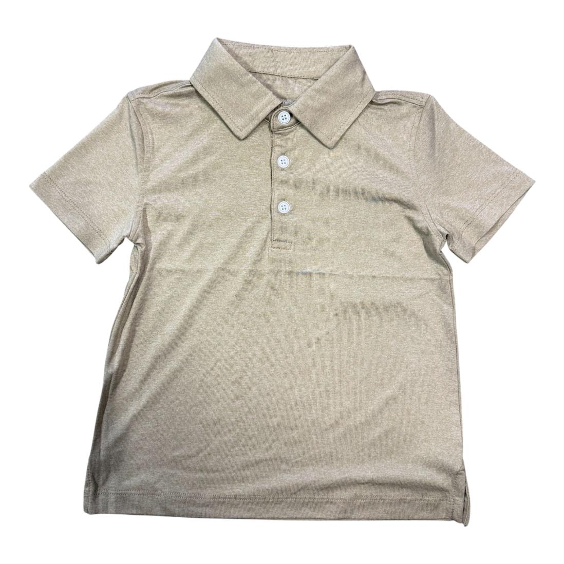Meripex Mens Khaki Heather Polo