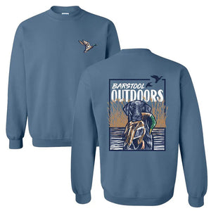 Barstool Outdoors Blue Duck Hunt Crewneck