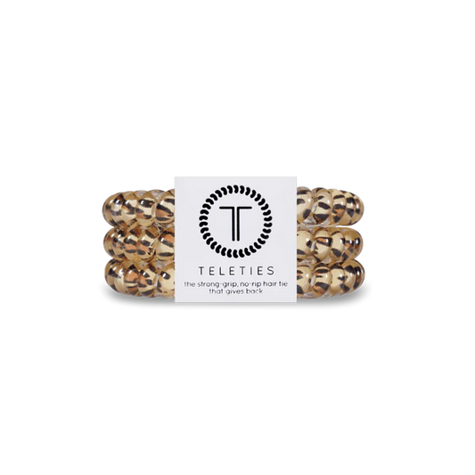Teleties Leopard Small Hair Ties