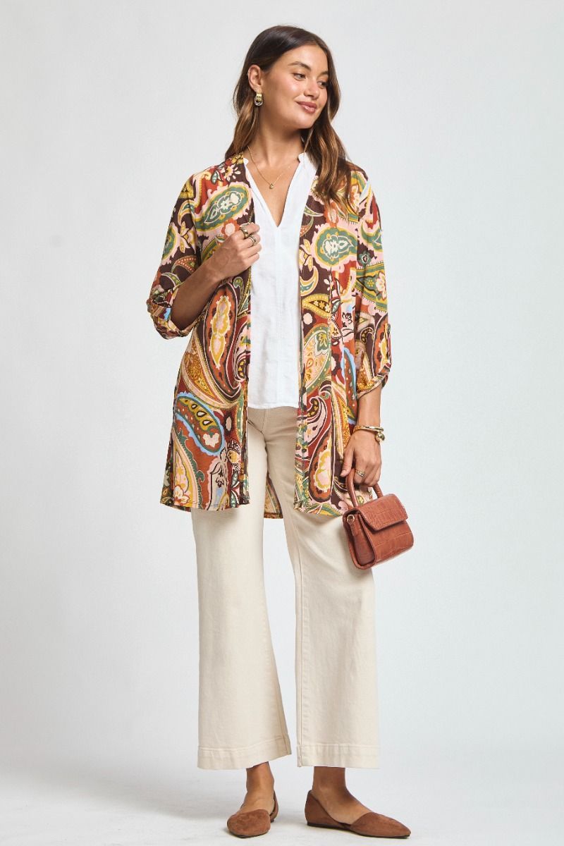 Dear Scarlett Chocolate Cardigan