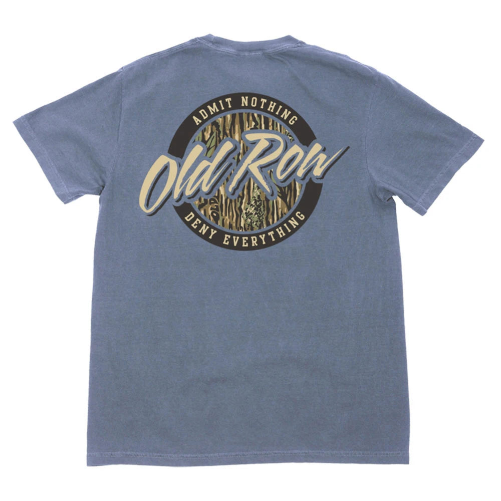 Old Row Camo Circle Logo Pocket Tee