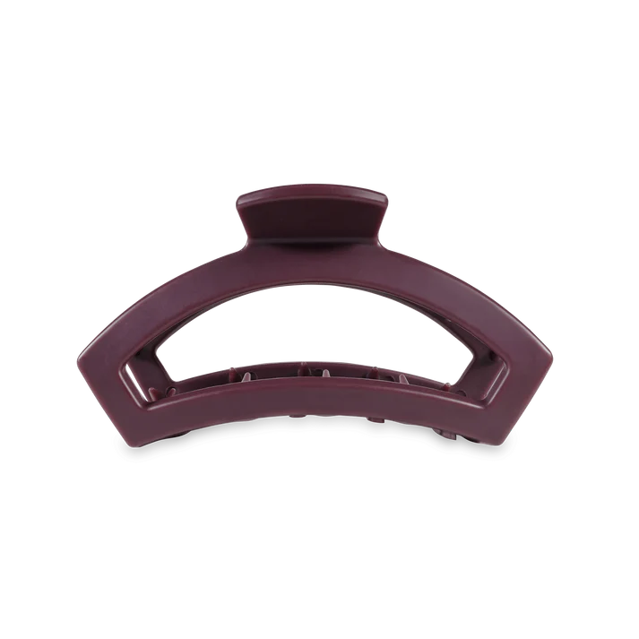 Teleties Open Burgundy Bliss Medium Claw Hair Clip