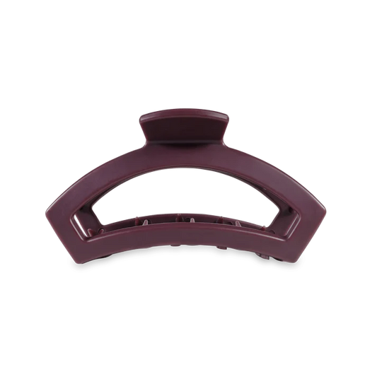 Teleties Open Burgundy Bliss Medium Claw Hair Clip