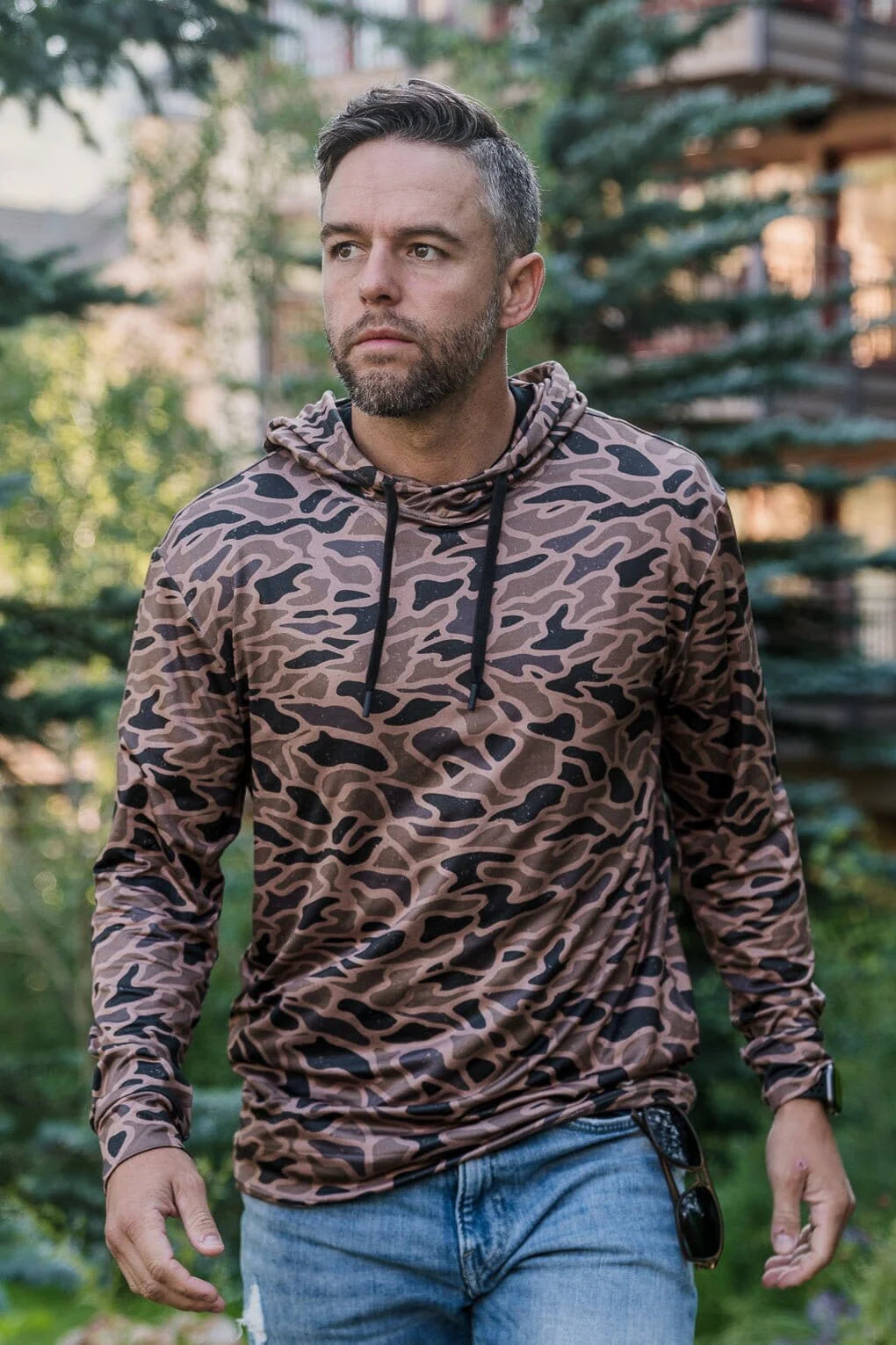 Burlebo Gauge Camo Performance Hoodie