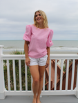 Simply Southern Pink Blouse