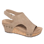 Pierre Dumas Taupe Wedge