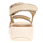 Pierre Dumas Sweet Sandal in Gold Comb