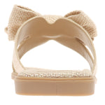 Pierre Dumas Empress Slide Sandal in Taupe