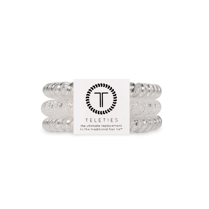 Silver Slay Small Hair Ties