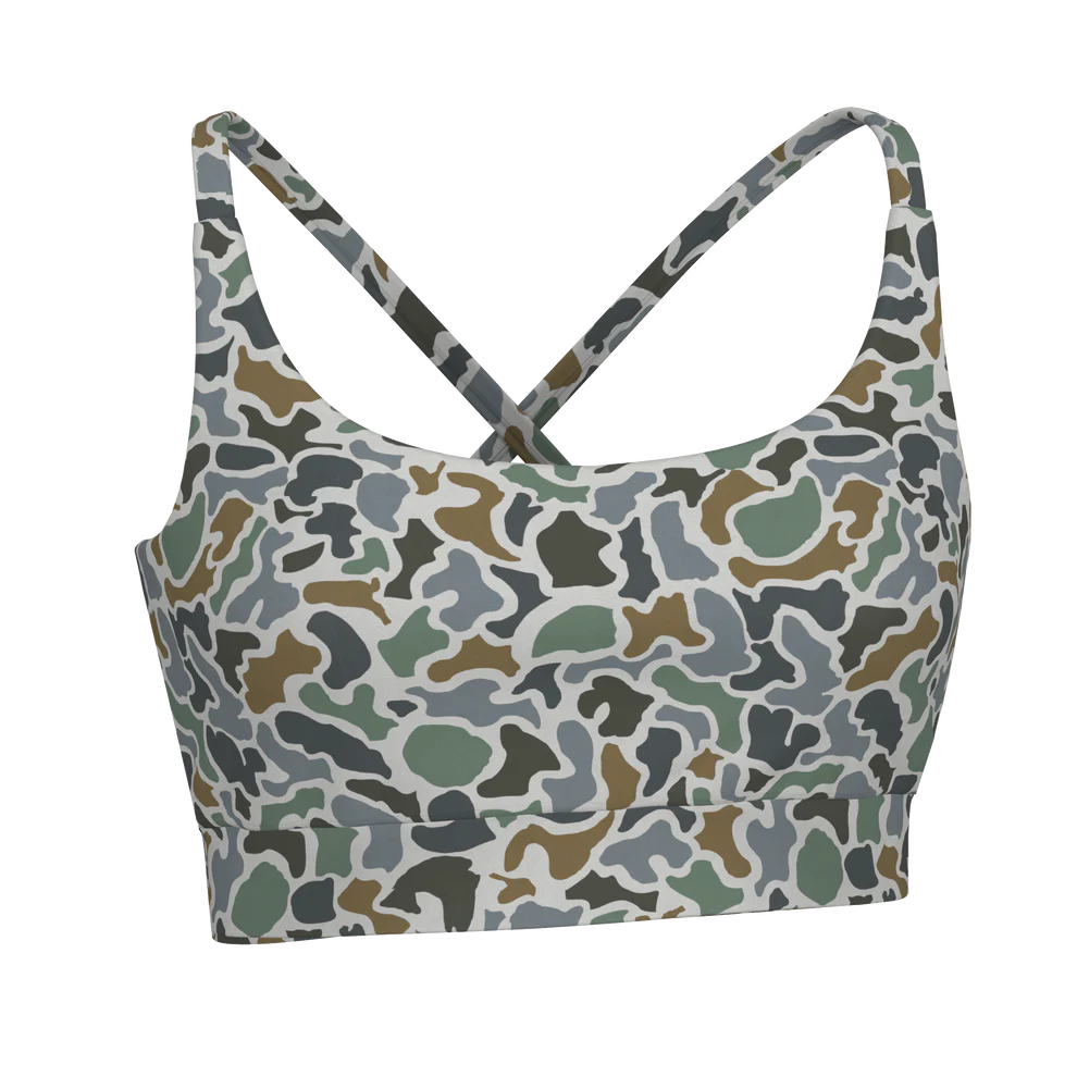 Local Girl Localflage Bluff Camo Sports Bra
