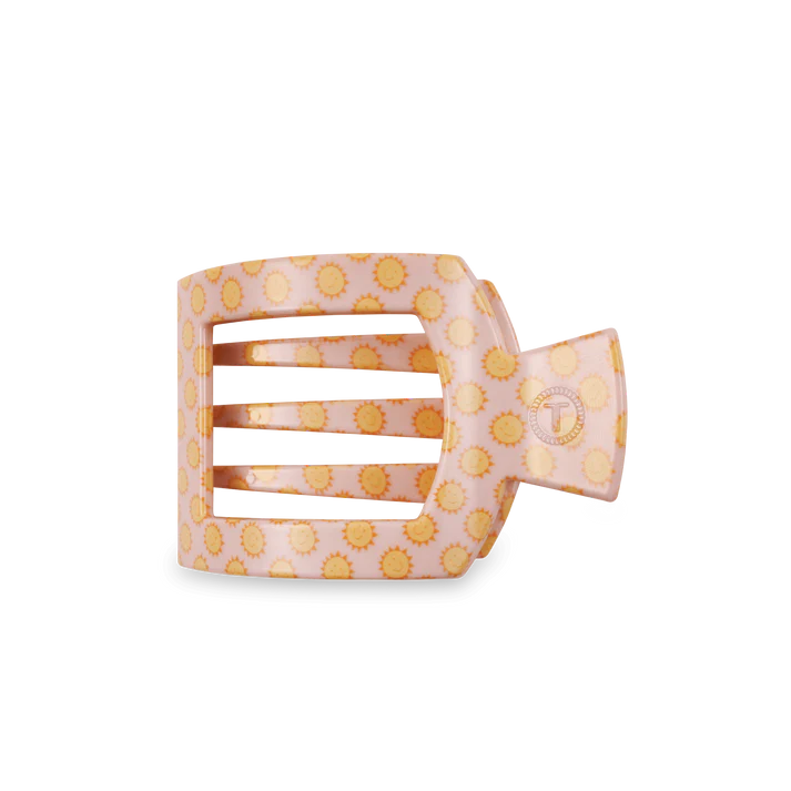 Teleties Sunny Days Ahead Medium Flat Square Hair Clip
