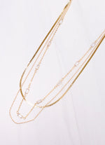 Caroline Hill Shafir Layered CZ Necklace GOLD