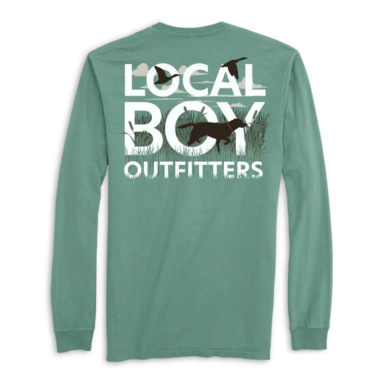 Local Boy Youth Text and Tail LS Tee