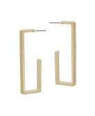 Rectangle Shape Hoop Earring