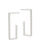 Rectangle Shape Hoop Earring