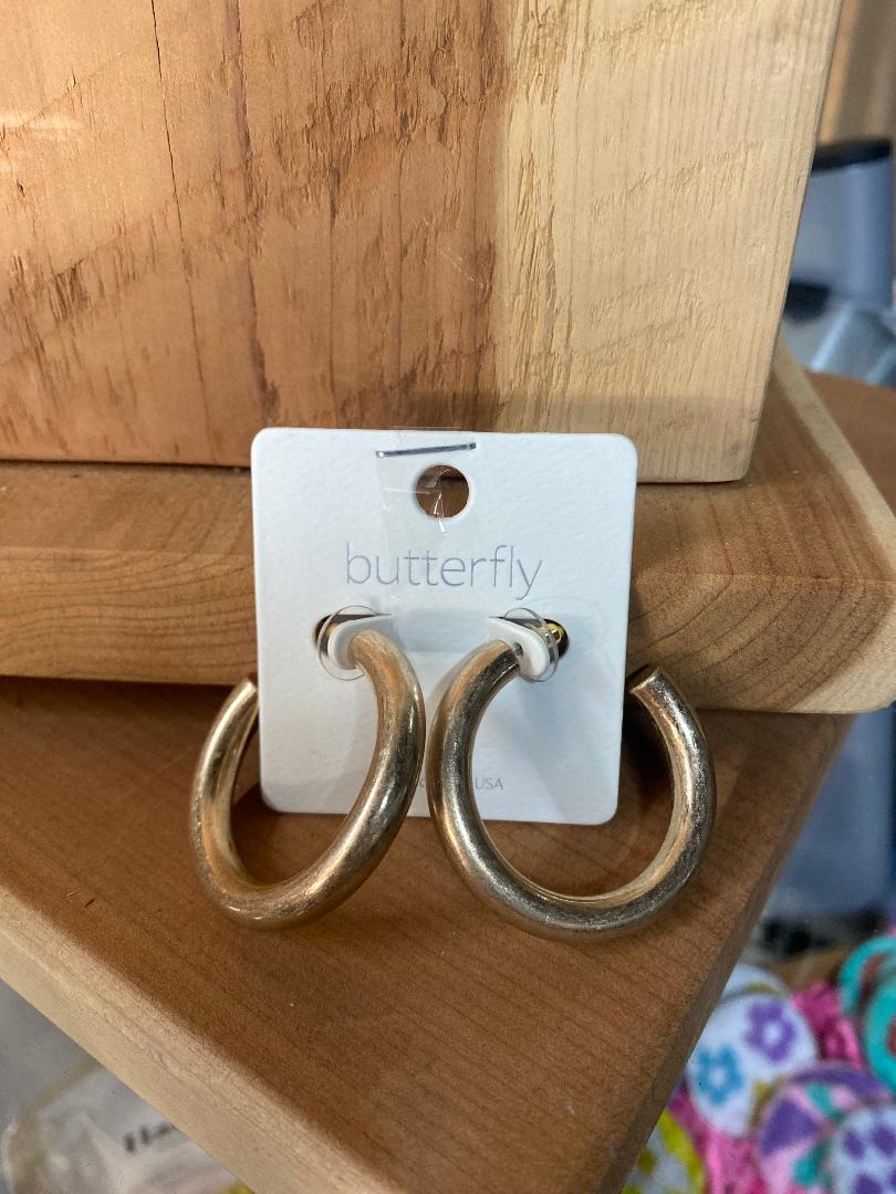 Gold Hoop Earrings