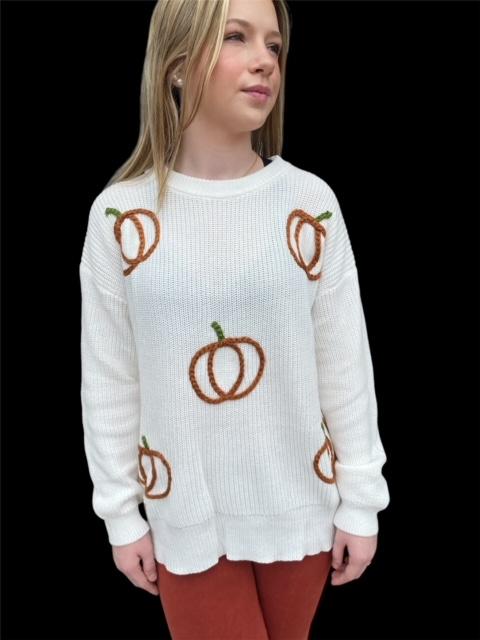 Simply Southern Sweater Knit Pumpkin