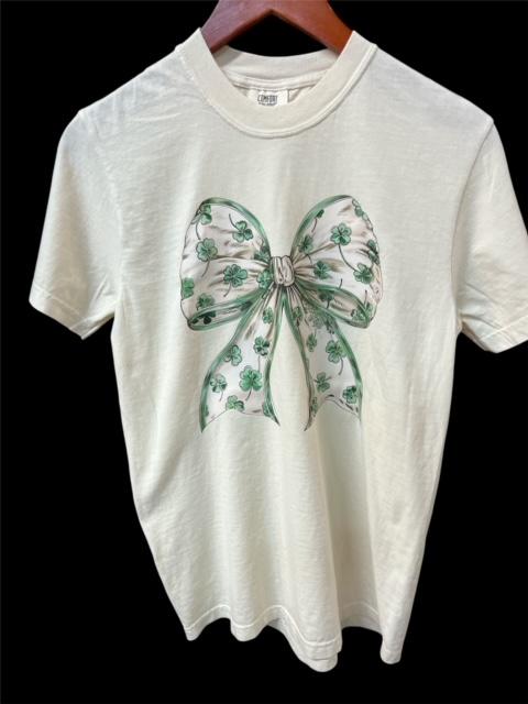 Shamrock Bow Shortsleeve Tee