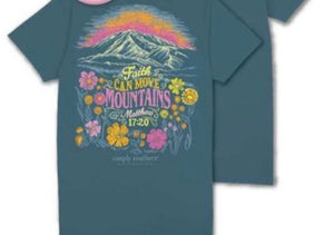 Simply Southern Faith Can Move Mountains SS Tee