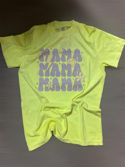 Simply You MAMA Bright Retro Tee