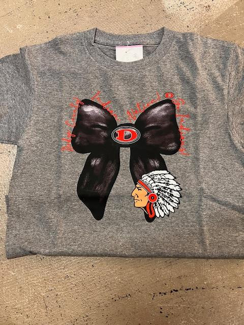 Simply You Grey Youth DC Indian Bow Tee