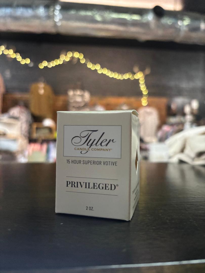 "Privileged" Votive Candle