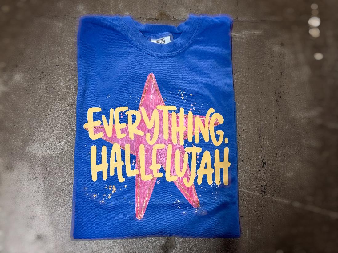 3 Kids And A Press Everything Hallelujah T-Shirt