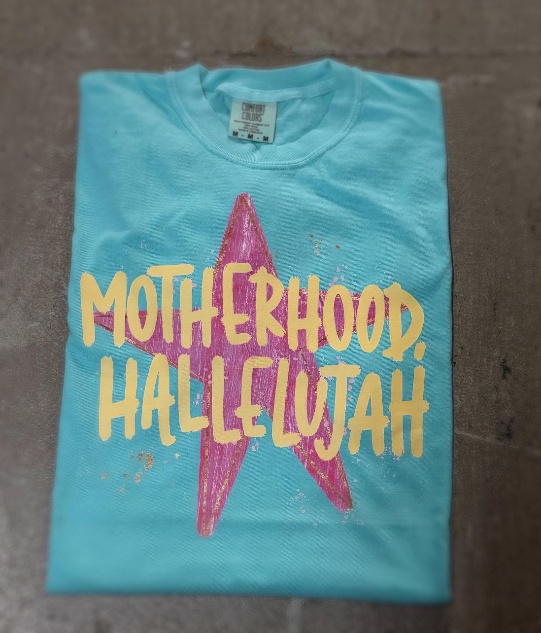 3 Kids And A Press Motherhood Hallelujah T-Shirt