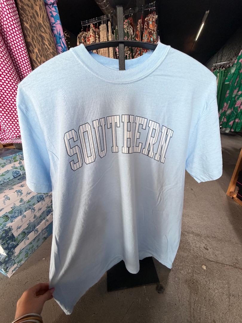 Southern Cotton Southern Stripes Arch Tshirt