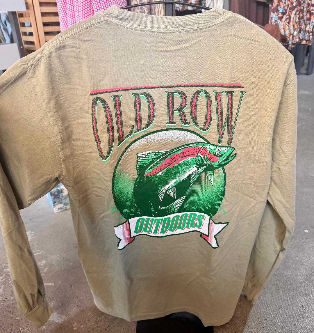 Old Row Rainbow Trout Long Sleeve